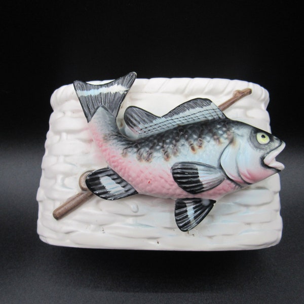 Ceramic Napco Fish Planter