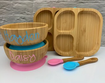 personalised cutlery set for baby