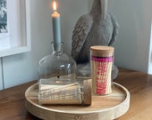 Long Matches Cork Lid Glass Jar - Pink Clay White Coloured Tip Perfect Match Stick Open Fire Pit BBQ Candles Tealights Wax Melts Cigars Gift