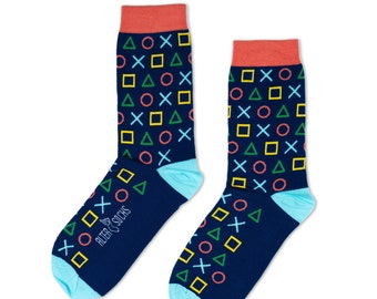 Gamersokken | coole sokken | sokken voor videogames | gaming fun sokken | katoenen sokken | grappige sokken | cadeau voor hem | cadeau voor vriend