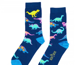Dinosaurussensokken | grappige sokken | leuk dinosauruscadeau | Sokken met dinosaurusprint | Sokken met t-rexprint | schattige sokken | coole cadeausokken