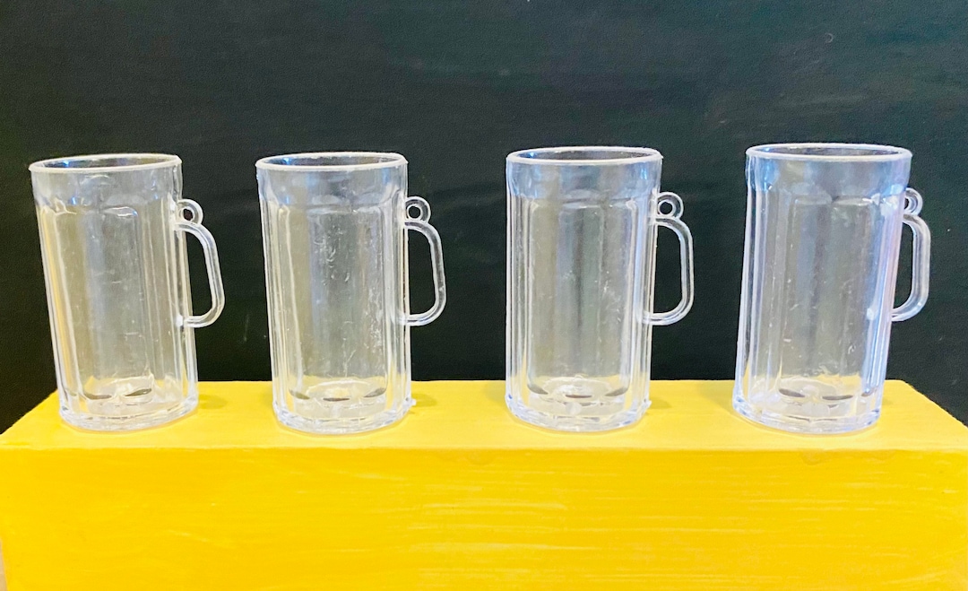 Plastic Beer Steins Miniature for Crafting 4 Pieces Etsy