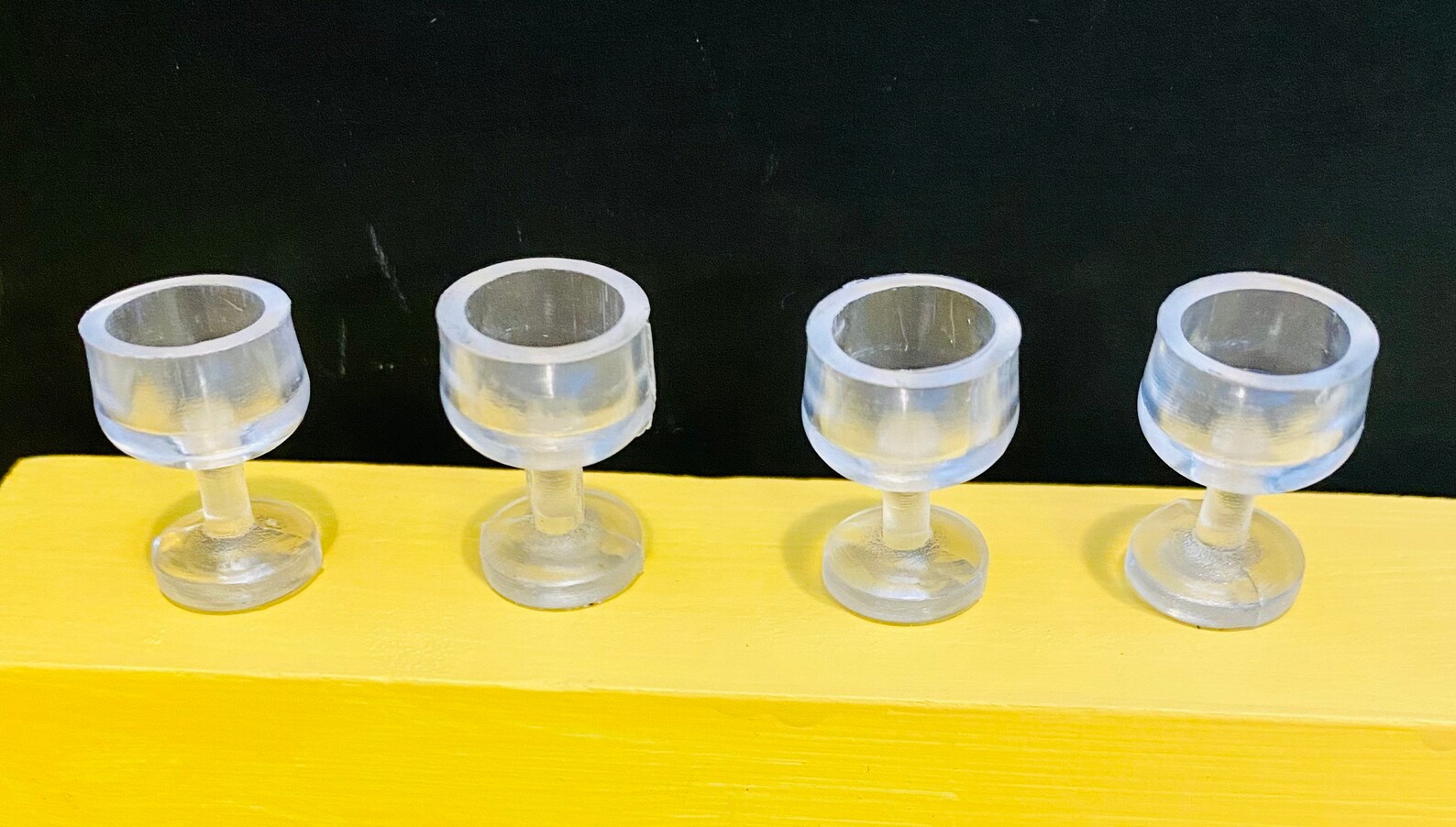 Miniature Plastic Wine Glasses for Crafting 4 Pieces Etsy UK