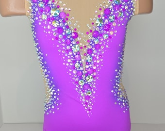 Rhythmic Gymnastic Leotard Custom Made Girls 122-132 cm