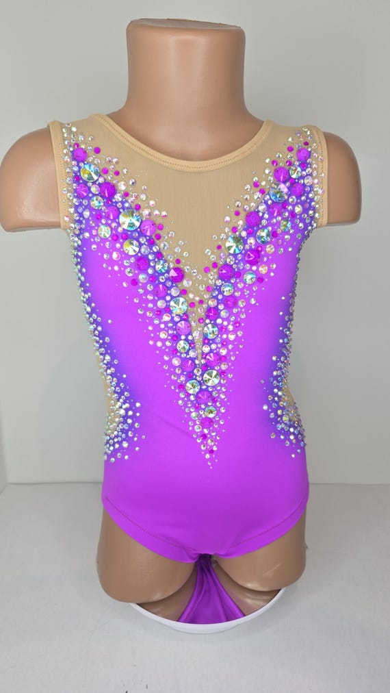 Rhythmic Gymnastic Leotard Custom Made Girls 122-132 cm