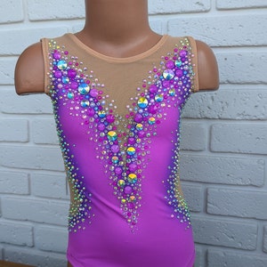 Rhythmic Gymnastic Leotard Custom Made Girls 122-132 cm