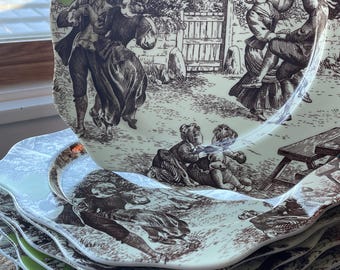 Beautiful discontinued Rosanna Famille a Table & Dancing Couple plates/4 patterns available.