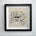 Personalised Map, Road Trip Map, Custom Travel Map, Travel Memory ...
