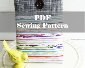 Kindle Paperwhite Case Sewing Pattern How to Make kindle Cover tutorial, DIY basic kindle sleeve,  PDF kindle travel Sleeve Ebook