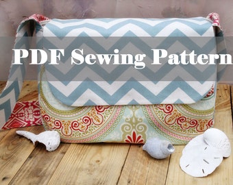 Messenger Bag Naaipatroon - Overnachtingstas - Babyluiertas PDF Instant Download - DYI Luiertas