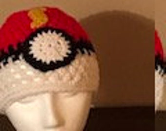 Crochet Pikachu ball 3 Season Hat