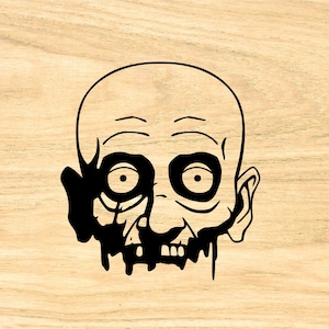 Horror svg, Zombie svg, Instant download, Macabre svg, Scary svg, Zombie Silhouette, Cut file, Cameo, Circut, Cuttable Design