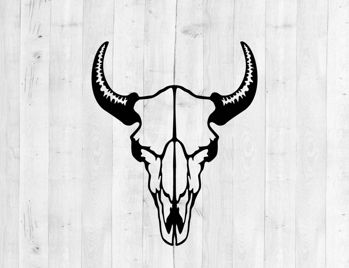 Svg File Cow Skull