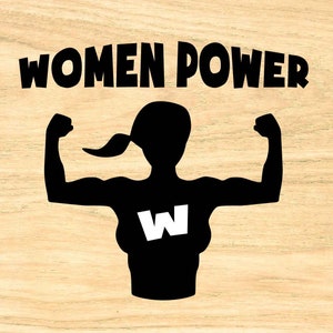 Femmina svg, File Vettori, Donna SVG, Per Cricut, Cut File, Donne Power SVG, Donna Forte, Possiamo farcela, Silhouette, DXF