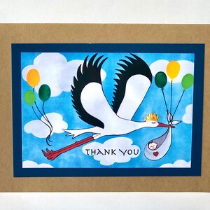 Baby Shower Thank You Note Cards