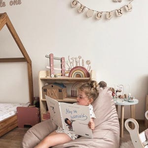 Bean bag for kids | Small pouf for kids | Floor pouf | Big pouf for rest | Floor coushion | Bean bag chair / Boho lounger