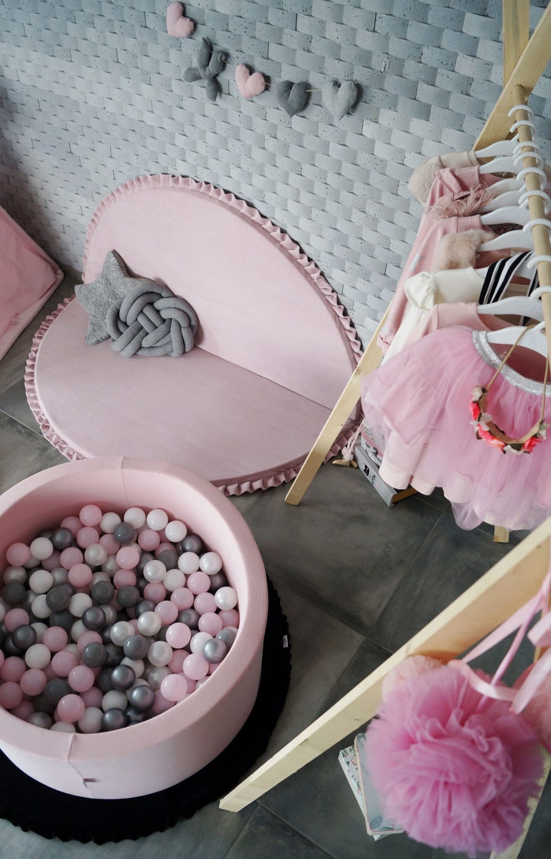 Ball Pit 200 Balls Included Pink Etsy