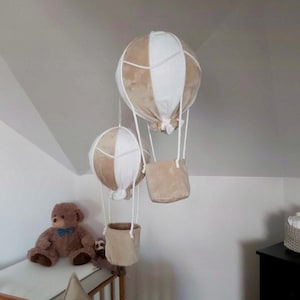 Beige Decorative Balloon | Hot Air Balloon | Fabric Air Balloon | Kids wall decoration | Balloon Decoration |Baby shower gift