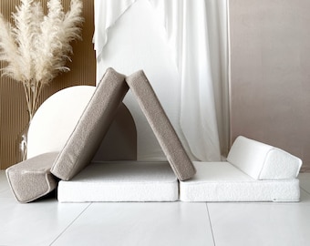 BOULCE Foam Chair-Lounge for Kids - Safe, Eco-Friendly, and Fun! | Transformable Foam Play Sofa for Kids | Montessori Play Couch
