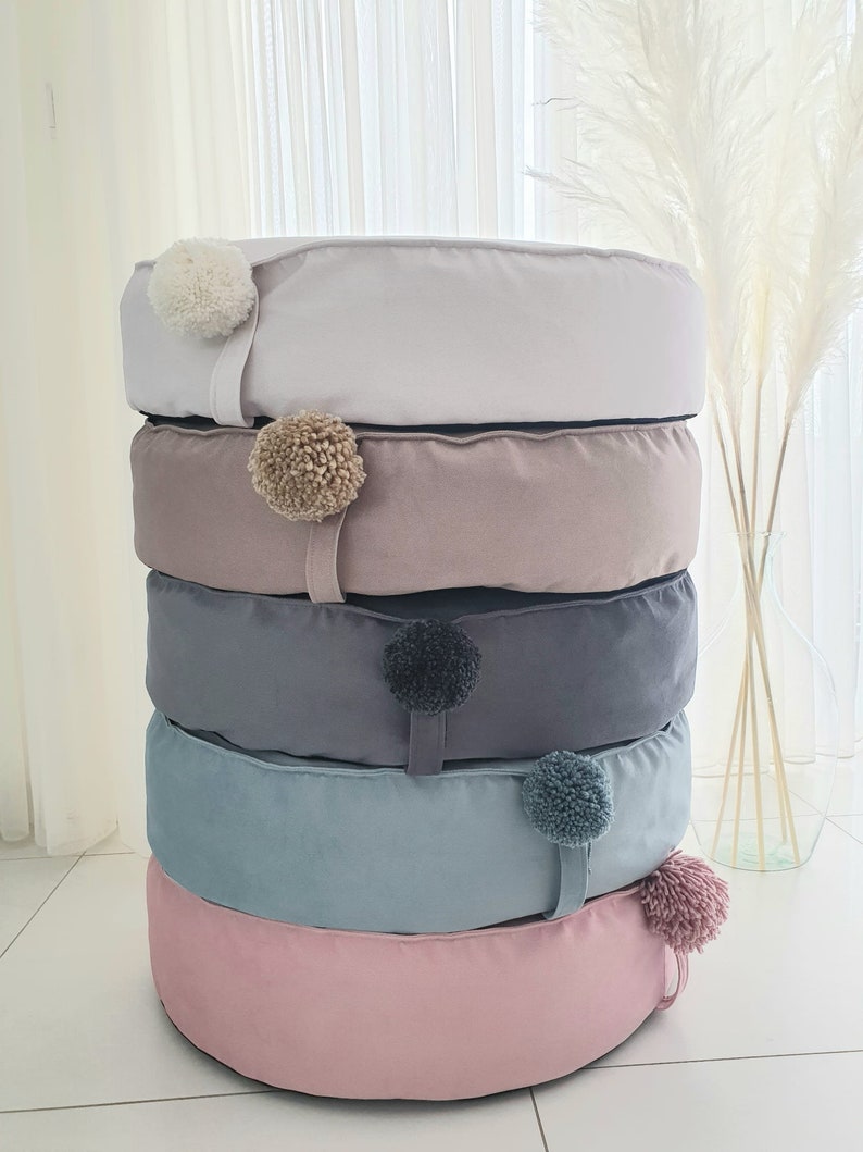 Sitzsack für Kinder Kleiner Hocker für Kinder Bodenhocker Großer Hocker zum Ausruhen Bodenkissen Sitzsack / Boho-Liege small pouf