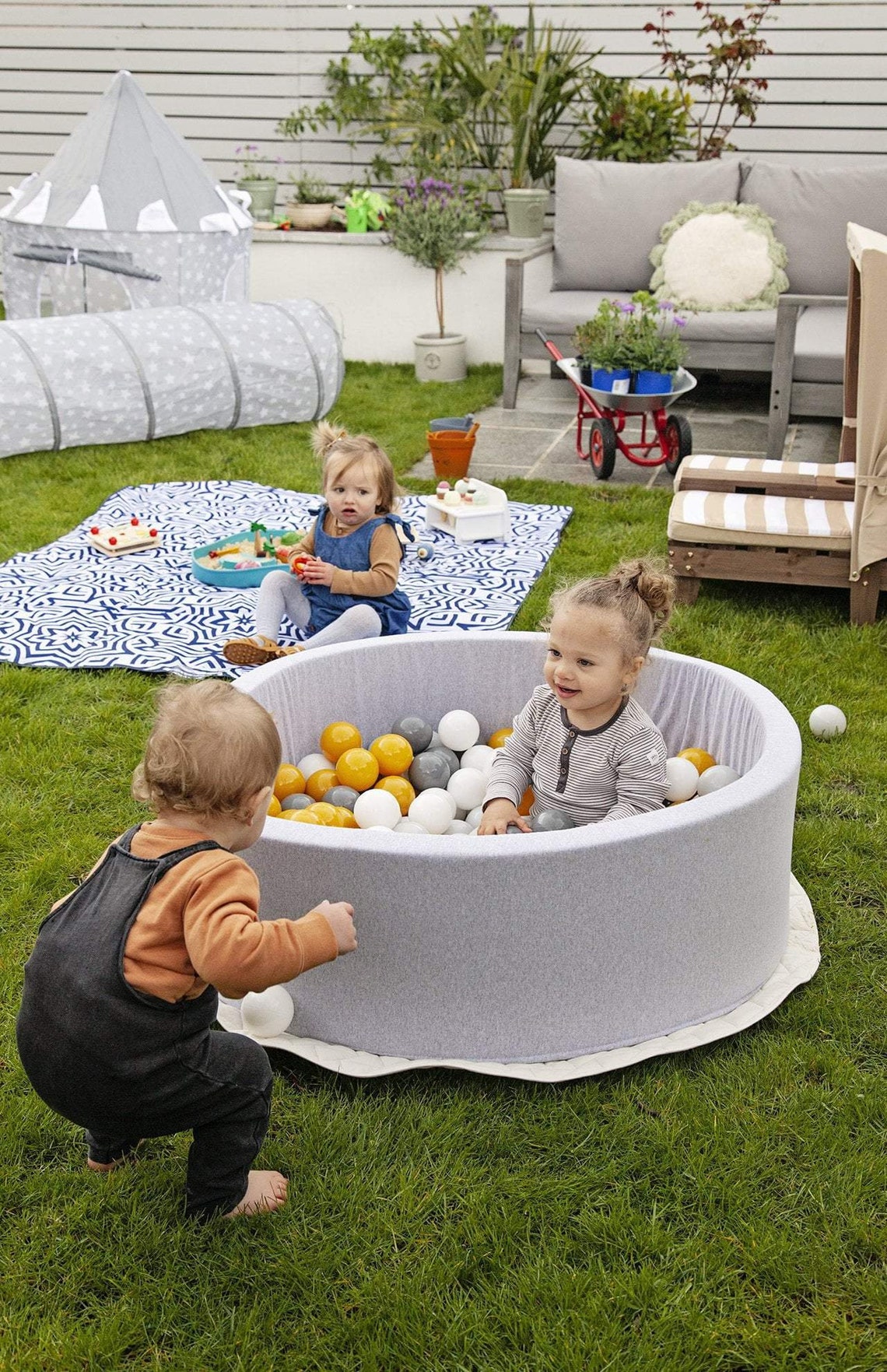 Ball Pit 300 Balls included Gray Etsy