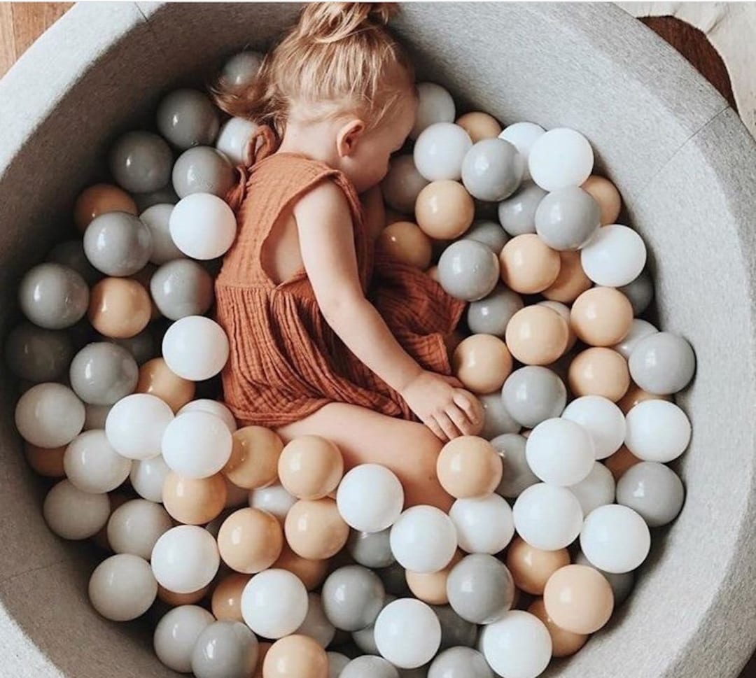 Ball pit Round 200 Balls Included Baby Foam Round Ball Pit Ball Pit Toddler Ball Pit Foam Ball Pit Kids Etsy