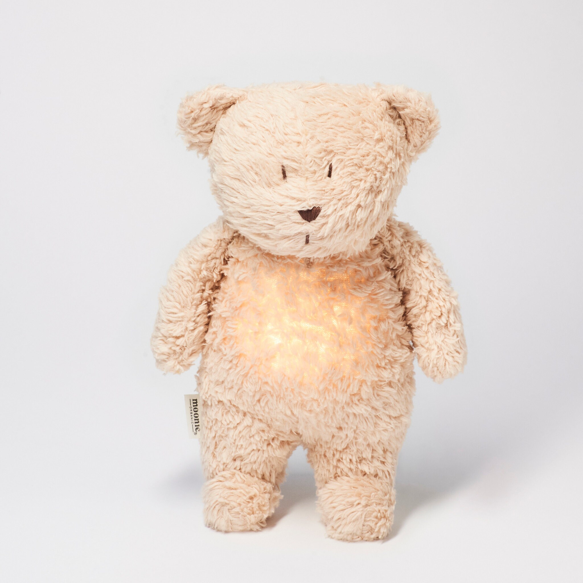 Moonie ORGANIC Humming BEAR with LAMP Soft cuddly Teddy Bear ...