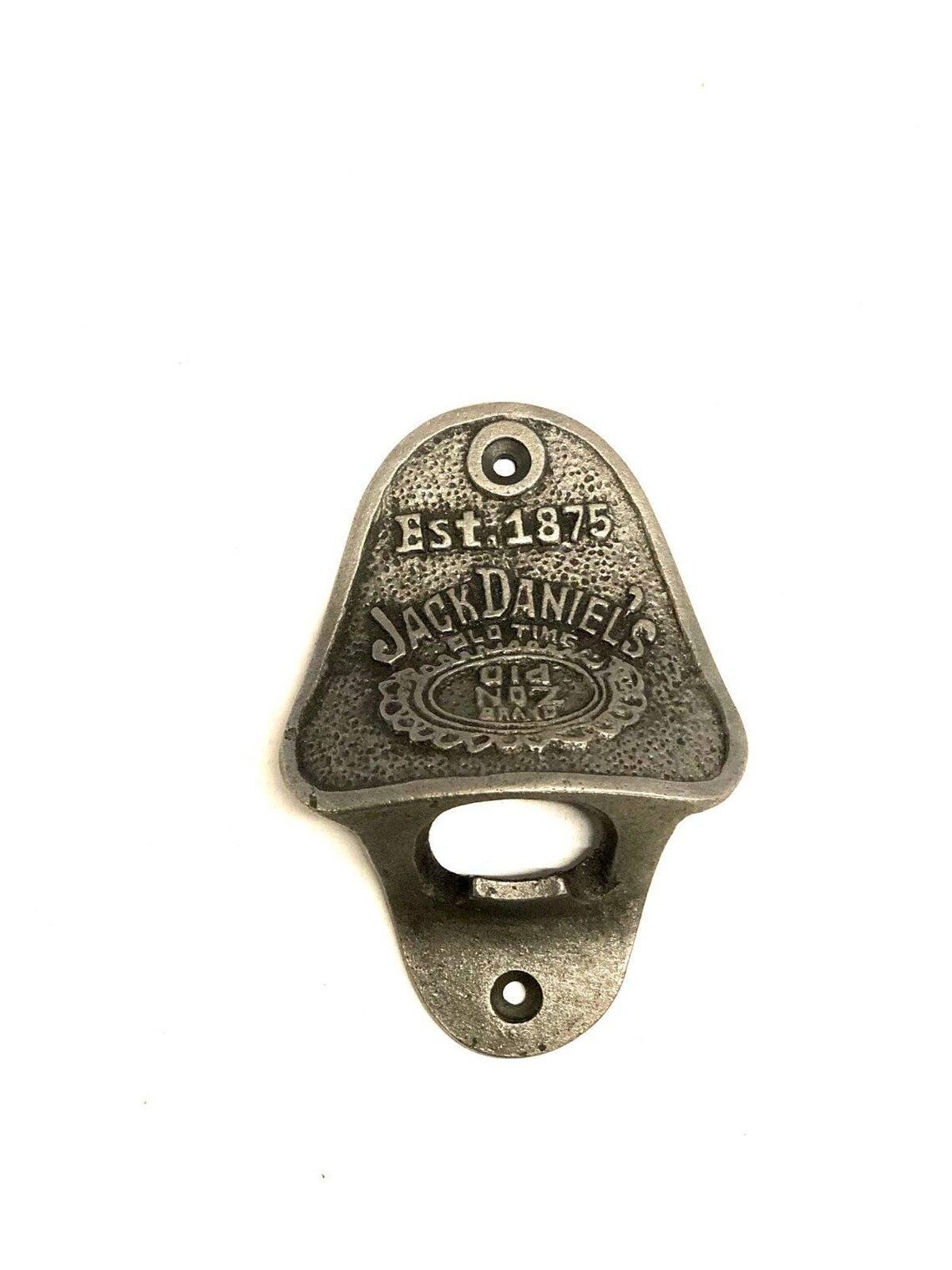 Jack Daniels Wall Mounted Bottle Opener in Cast Iron Barware Etsy