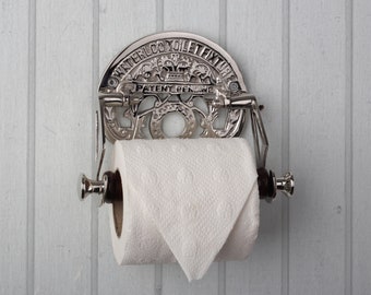 Victorian Style Toilet Roll Holder WATERLOO design Chrome Finish with Screws Traditional Toilet Paper Holder