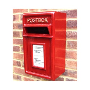Post Mailbox Letters Sign Plaque Mail Box Metal Aluminium 