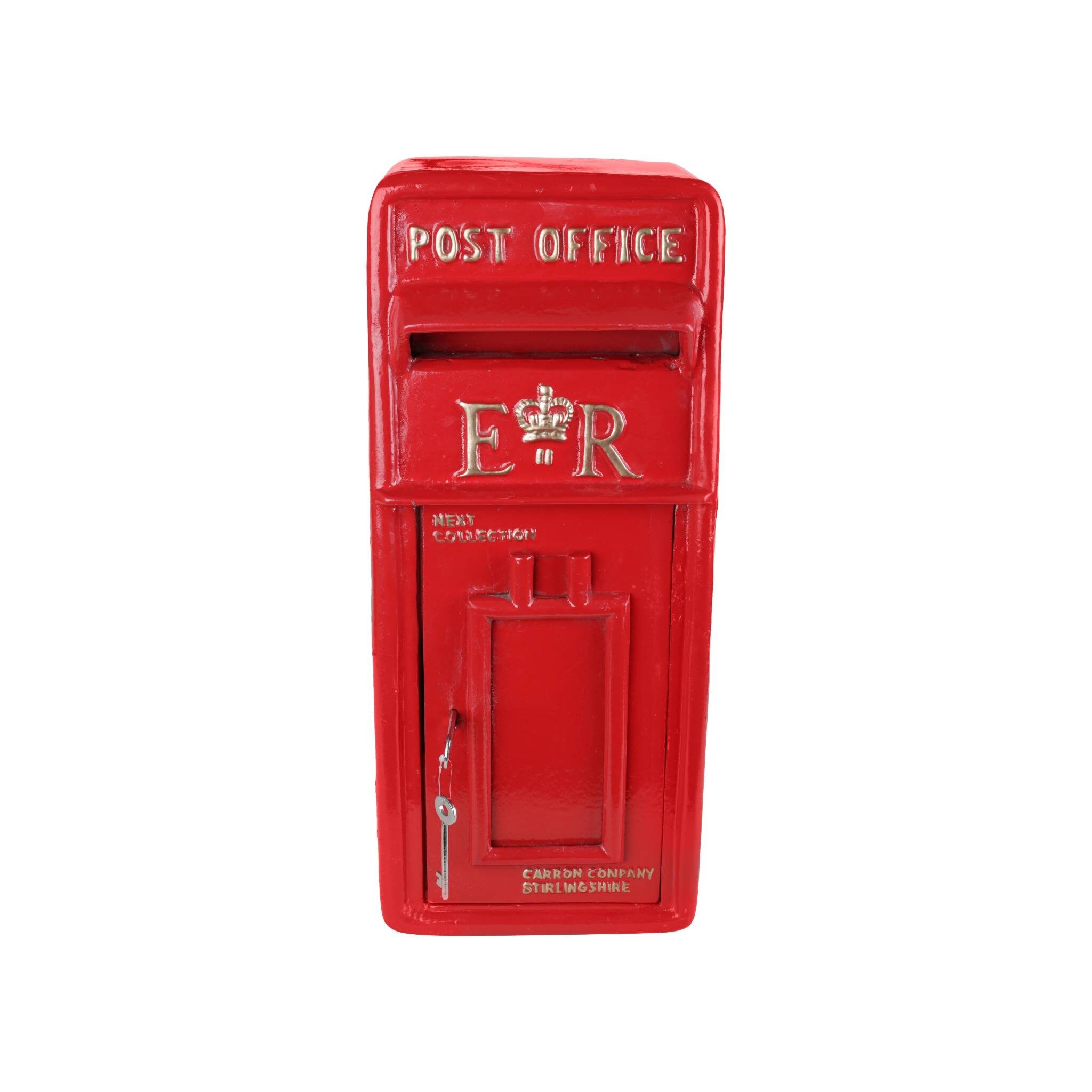 Royal Mail ER Post Box Mailbox Cast Iron Red Freestanding/wall - Etsy
