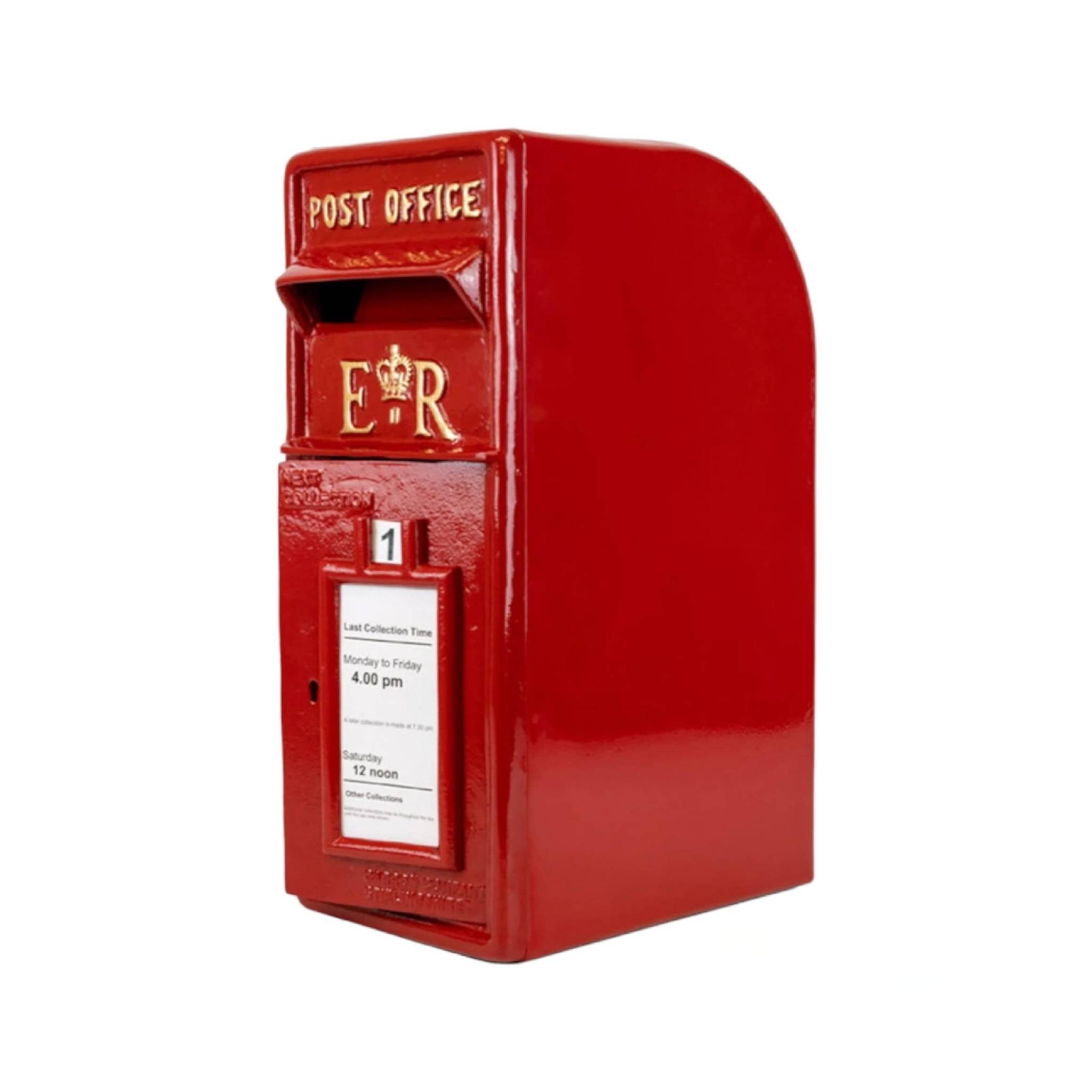 Royal Mail ER/GR Post Box Mailbox Cast Iron Red Etsy UK
