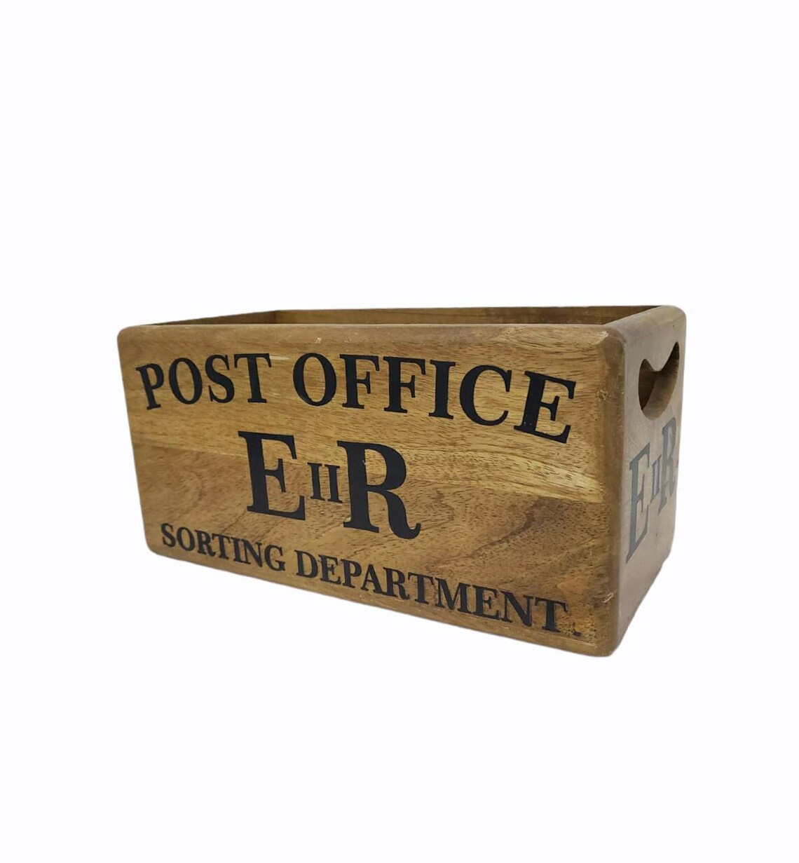 Rustic Wooden Storage Box Post Office Design Home Decor Etsy