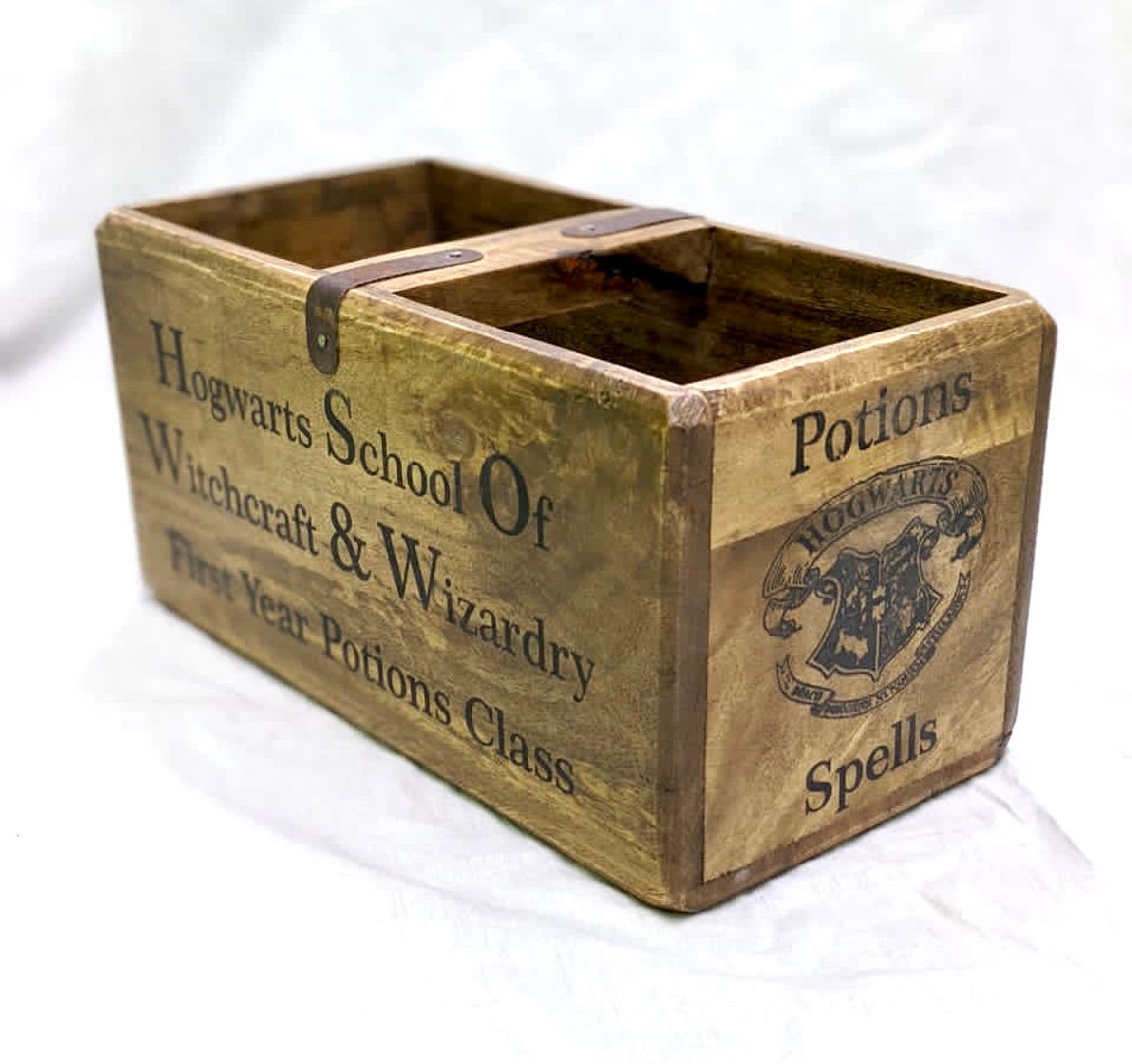 Harry Potter Wooden Storage Box. Organisers Kitchen Storage Etsy