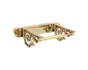 Victorian Style Toilet Roll Holder Brass Elegant Design Traditional Toilet Paper Holder Bathroom Accessories