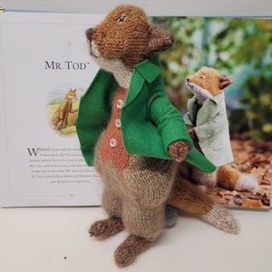 Tod, From the Tales of Beatrix Potter, Hand Knitted, Pattern