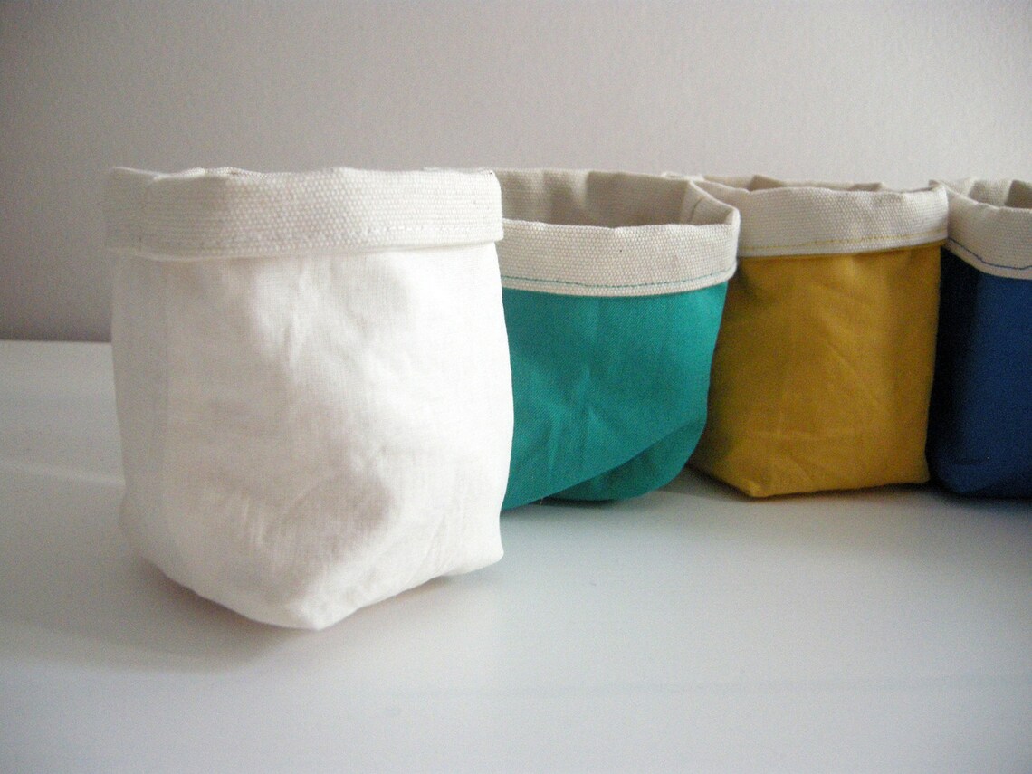 Montessori color sorting baskets Set of 6 baskets Mini Etsy
