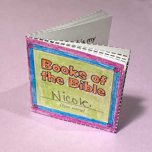 Printable Catholic Books of the Bible Mini Booklet | Digital Download