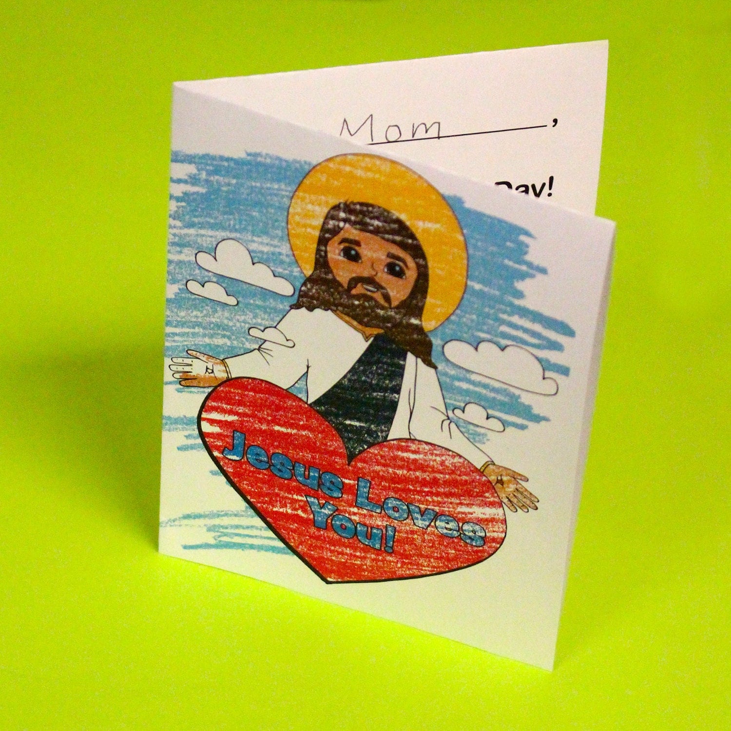Printable Valentine's Day Card – Jesus Loves You | Digital Download - Etsy