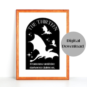 The Thirteen Throne of Glass Digital Art | Manon Blackbeak | Dragons | Witches | SJM | Sarah J Maas | Bookish Art