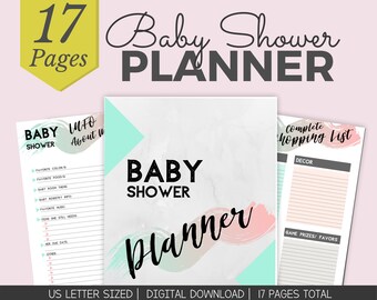 Baby Shower Planner Printable