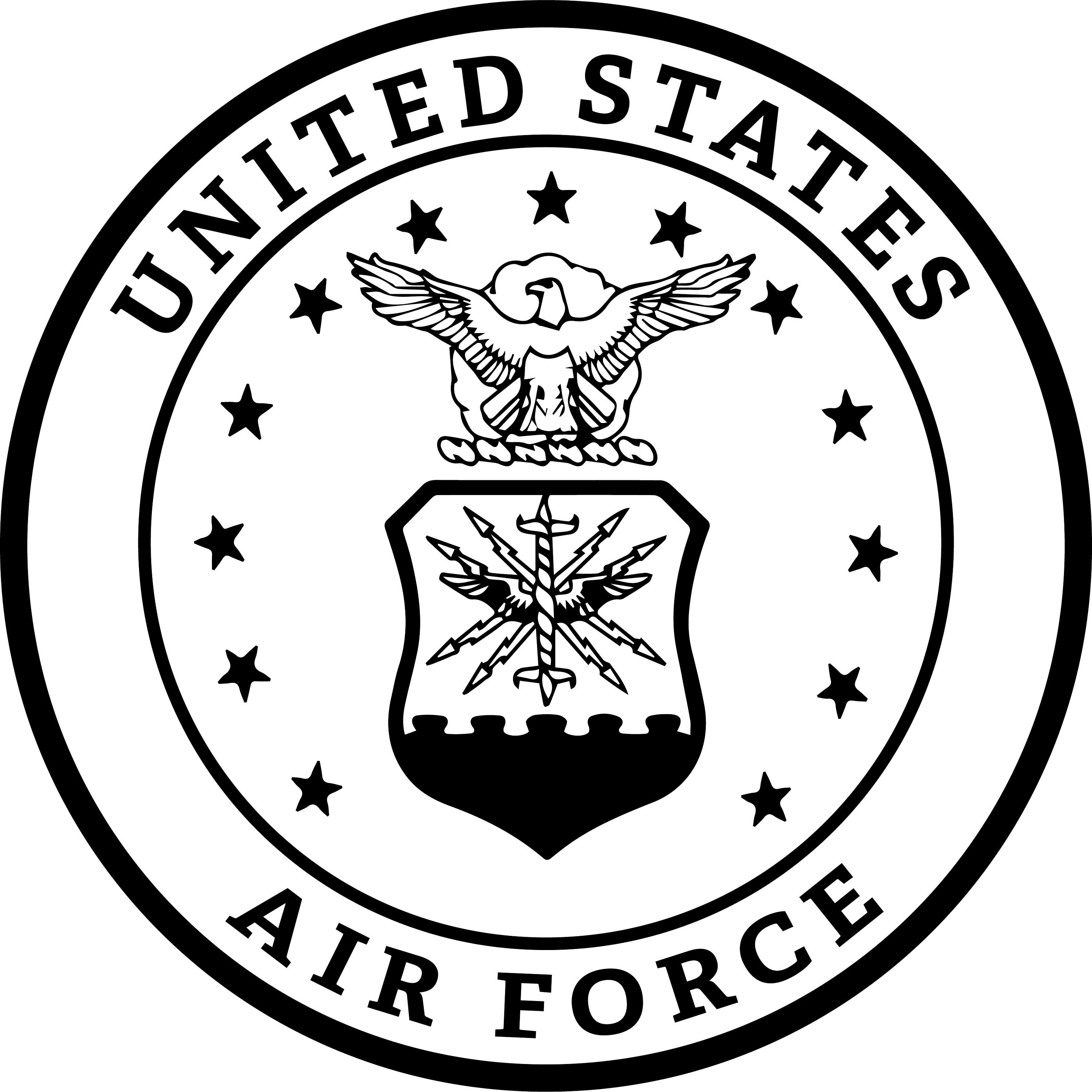 usaf logo black