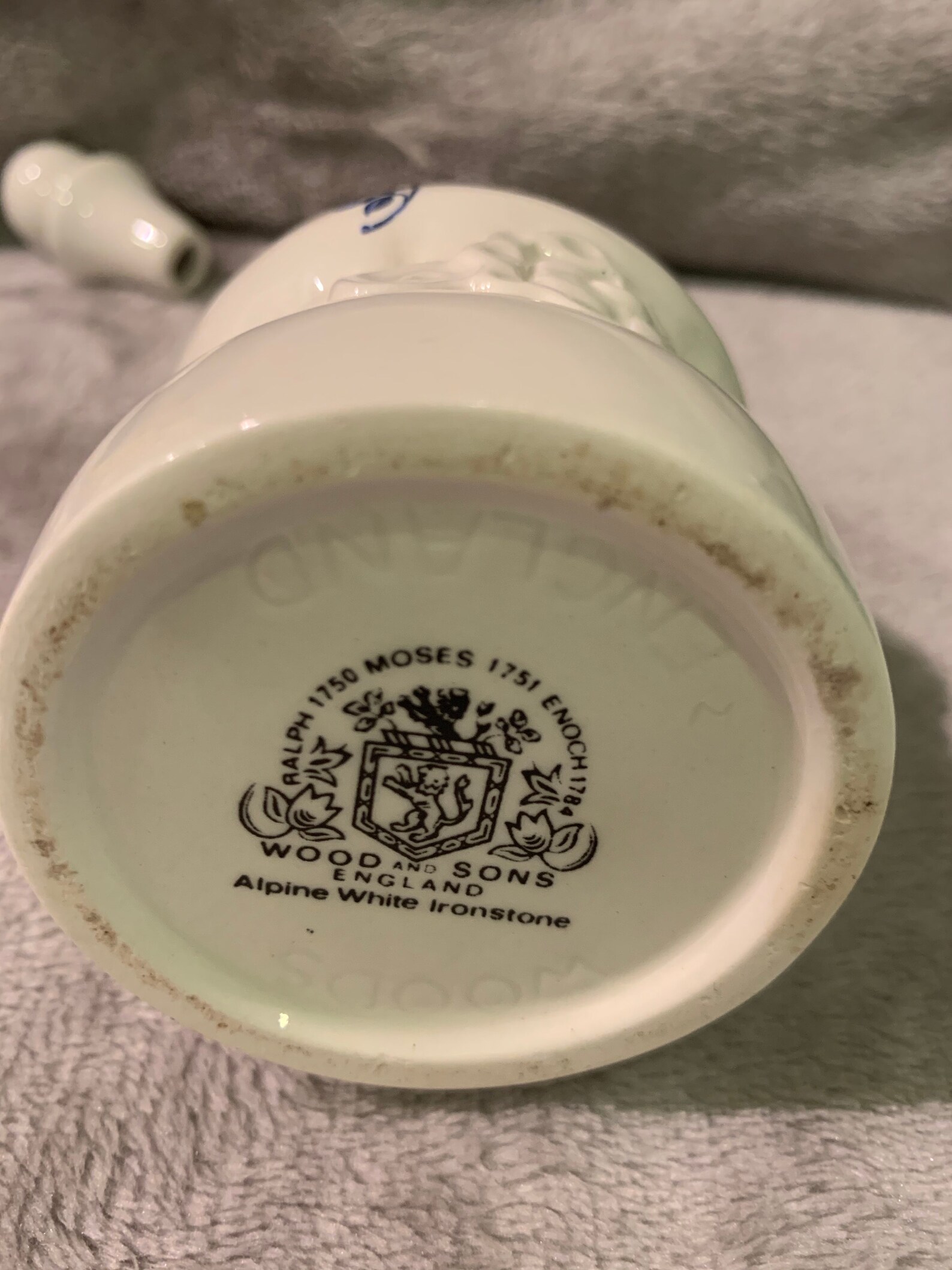 Cute Wood & Sons Alpine White English Ironstone Oil/vinegar Etsy