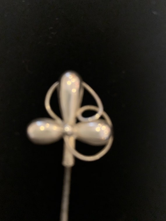 Antique Pearce and Thompson Silver Hat Pin