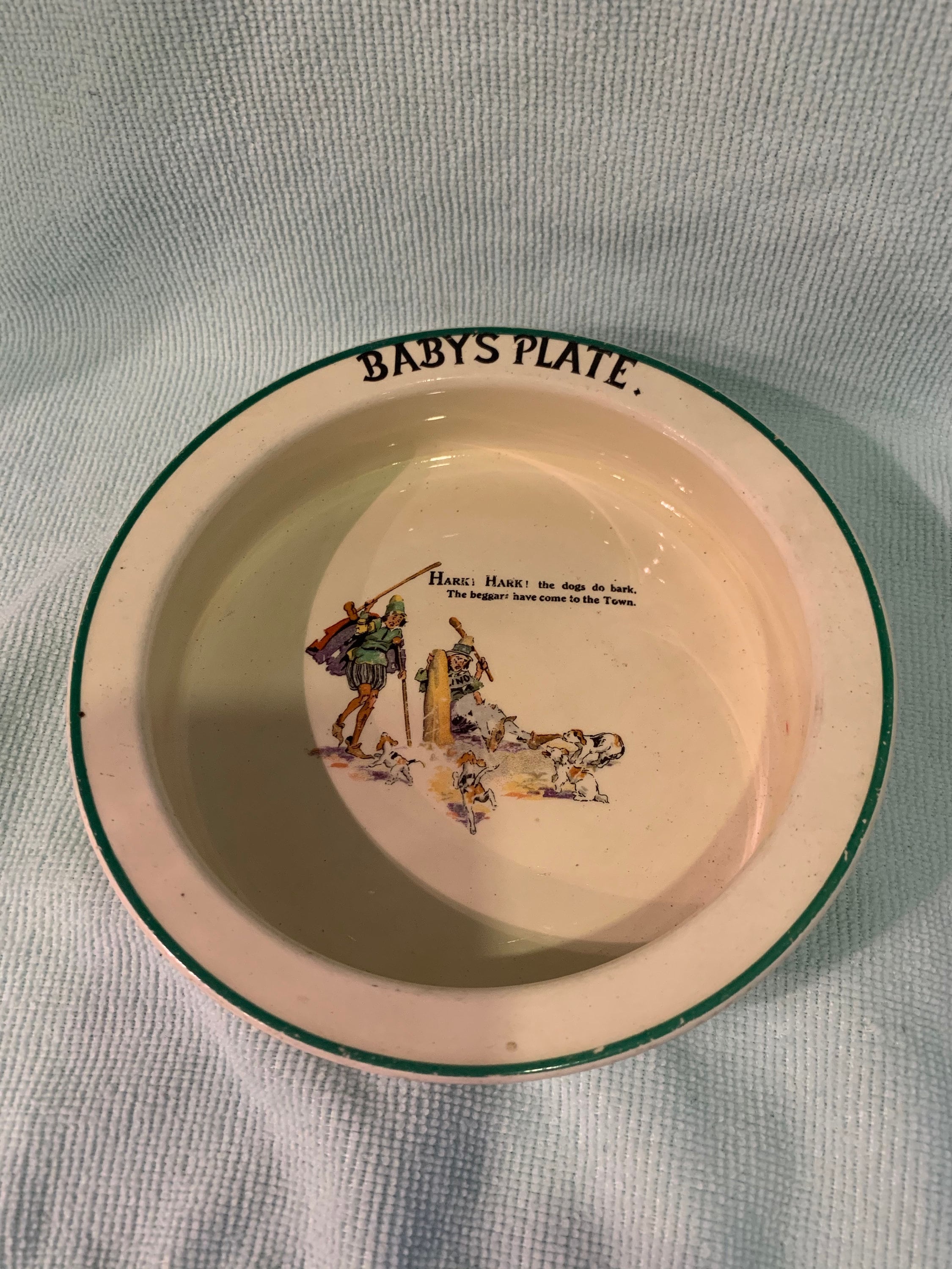 Vintage Nursery Rhyme Baby's Plate Etsy
