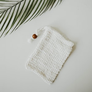 Sisal Soap Bag | Plastic Free Biodegradable Soap Saver Zero Waste | 100% Natural Plant Based