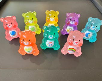 Glow In The Dark Care Bear Diamond Painting Cover Minders