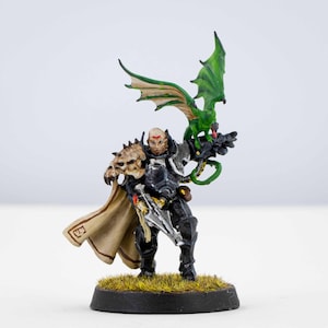 Kyria Draxus Miniature: Hand Painted Ordo Xenos Lord Inquisitor
