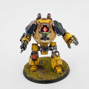 Imperial fists contemptor dreadnought Painted