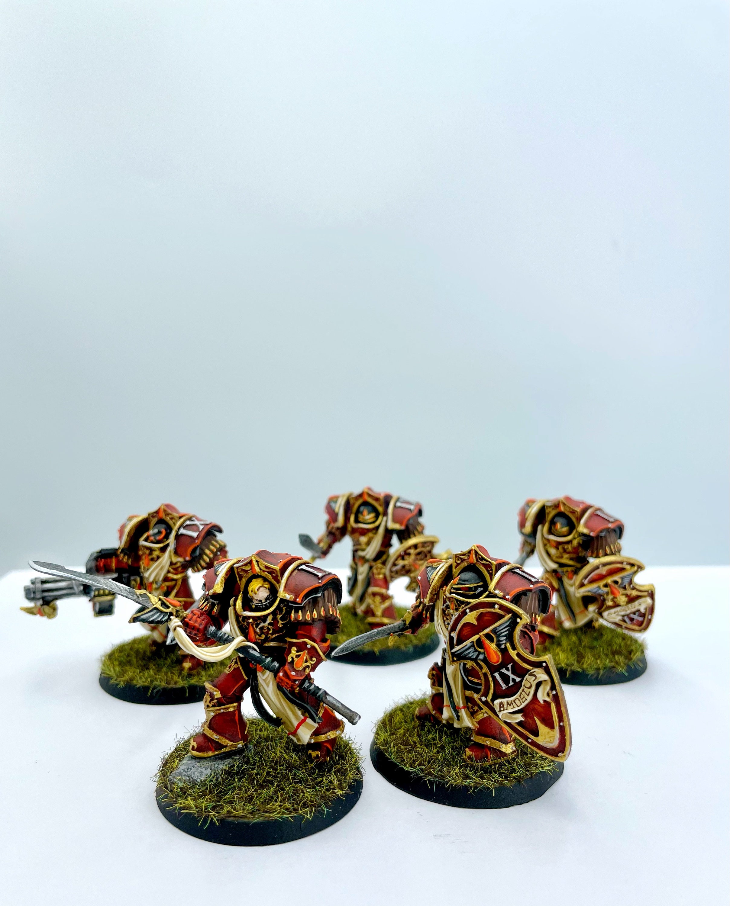 Warhammer 40k Leviathan space marine army Pro painted blood ravens